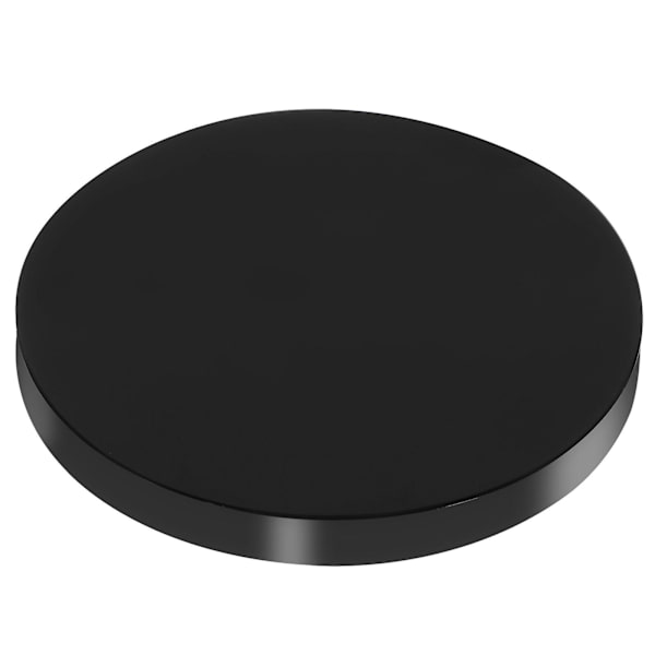 Obsidian Divination Mirror Obsidian Mirror Meditation Dekoration Sovrum Vardagsrum (6X6X1CM, Svart)