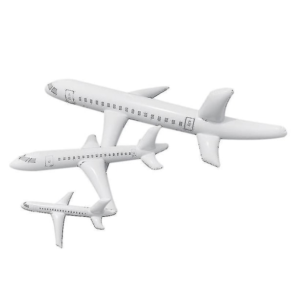 Super Cool Uppblåsbar Leksak Flygplan Stor Uppblåsbar Flygplan Flygplansmodell För Barn（1M）