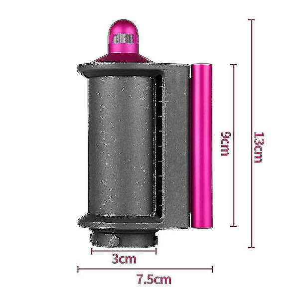 Til Dyson Airwrap Hs01/hs05 Anti-flyvende Vinddyse Rose Rød