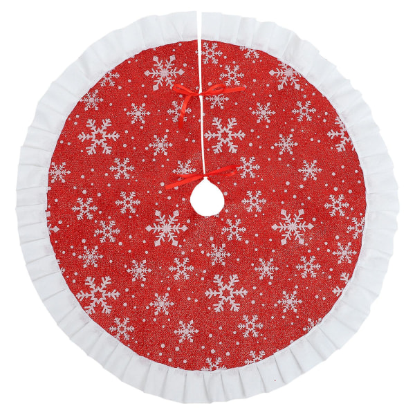 Julgrans kjol golvdekoration jul tema träd botten öppen kjol juldekoration (90.00X90.00X0.50CM, färgglad)
