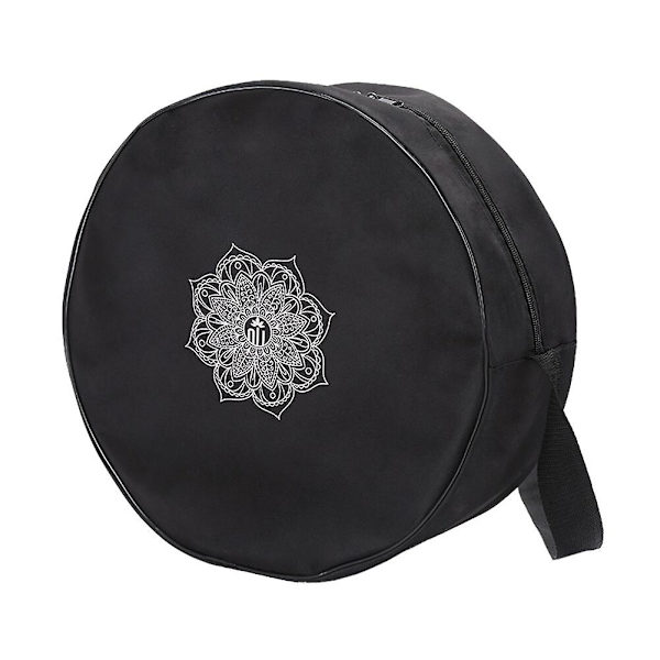 Ny yogahjuls väska nylon mandala blomma tryck yogacircel väska