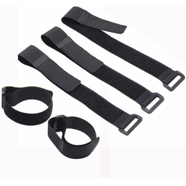 10-pack kabelbindare, justerbart anti-scratch band med plastspänne (300mm x 25mm)