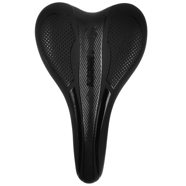 Komfortabel cykelsaddelpude bycykelsaddel udskiftning holdbar cykelsadel (26.50X15.00X10.00CM, sort)