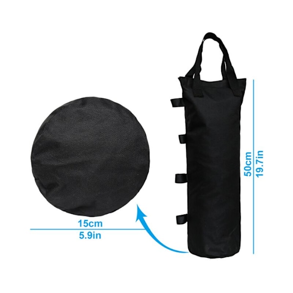 4-pack sandsäckar vikt väskor fasta tillbehör canvas tält solskydd