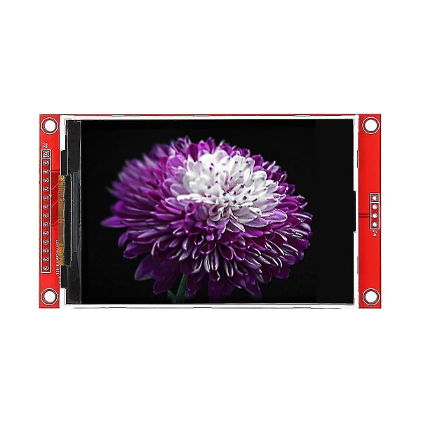Modul LCD-skærm Modul Tft 3,5 tommer Spi Serial 480x320 Hd elektronisk skærmdrivertilbehør (f（RedBlack）
