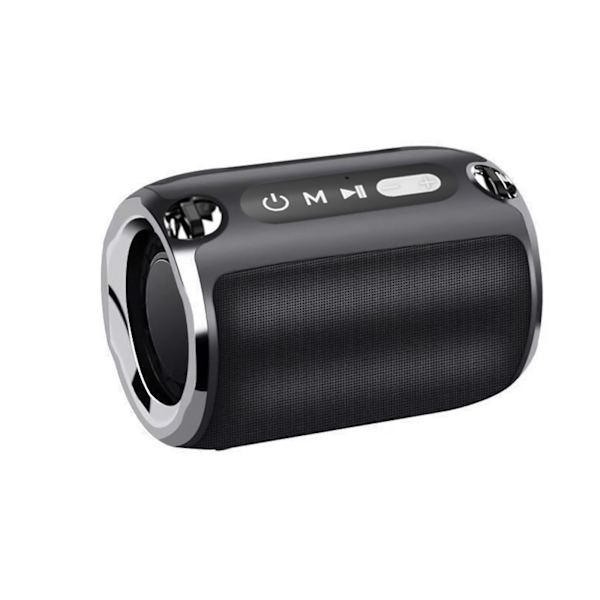 Uppladdningsbar Bluetooth-högtalare Trådlös Sport Stereo Bas Bärbar Dator Utomhus Hem Mobiltelefon Trådlös Ljud FAN3（Svart）
