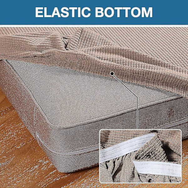Stretchig soffkuddfodral - Möbelskydd med elastisk fåll