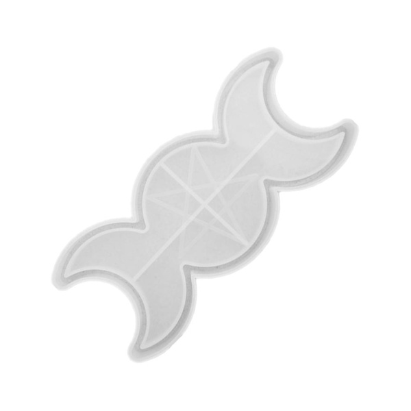 1 st smyckeskrinform i silikon (15,8 x 7 cm, vit)