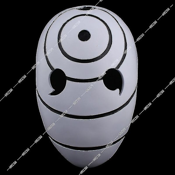 Anime Uchiha Obito Mask Tobi Akatsuki Ninja Cosplay Kostymer Pvc Masker Halloween Treögon Mask Present