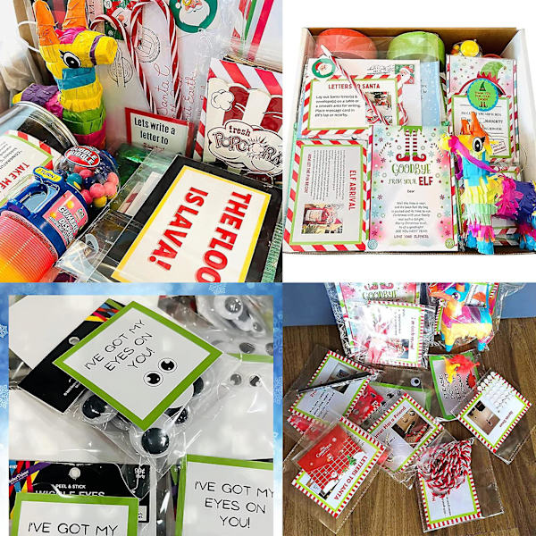 Elf Kit 24 dagar av julnedräkning Genie Set Kalender
