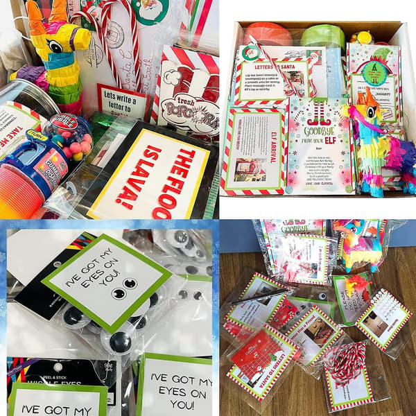 Elf Kit 24 Dage Jule Nedtælling Genie Sæt Kalender