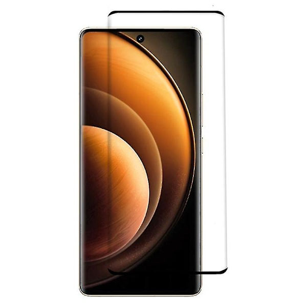 For vivo X100 5G/X100 Pro 5G Karkaistu lasi Koko näytönsuoja 3D Kaareva sivuliima