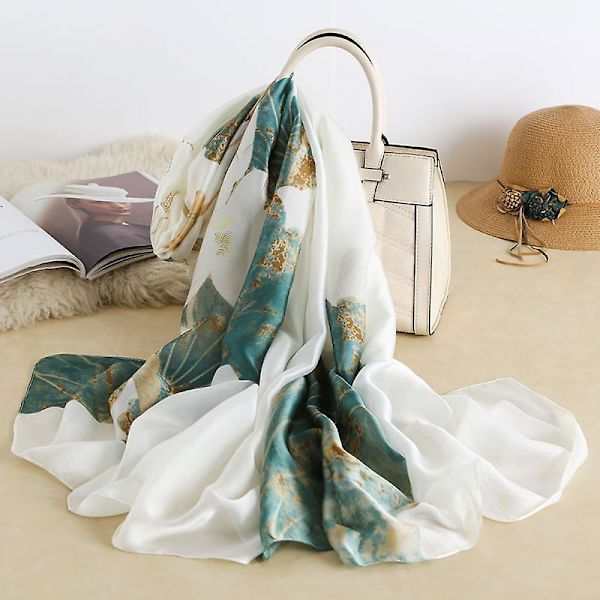 Halsdukar för kvinnor Stora lätta blommiga blommiga halsdukar Mode Wrap Sjalar Överdimensionerad sjal Cape Mors dag Alla hjärtans dag Present(70 tum)