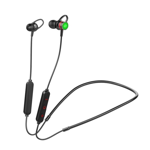 Sports Earbuds Trådbundna Löparhörlurar Med Mikrofon, Nackband In-Ear Stereo Träningshörlurar Designade För Jogging Gym Headset 20240563（Röd）