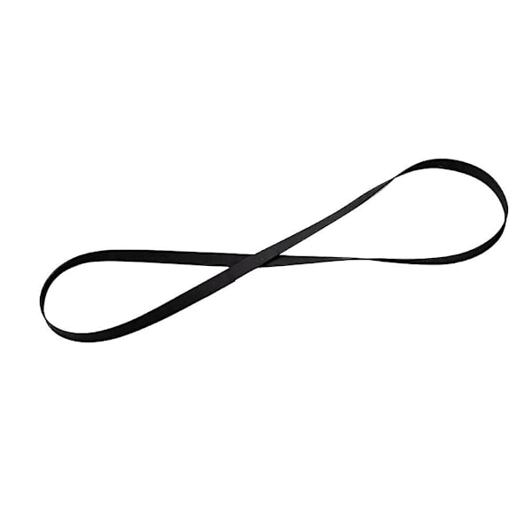 40 cm gummiband för skivspelare (storlek 2, svart)