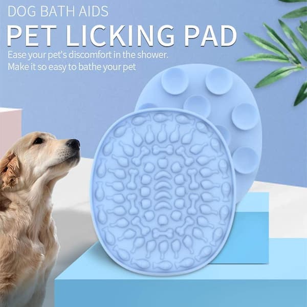 Lick Mat til hunde - Peanut Butter Slow Feeder til kæledyr - Lick Pad 2 stk.