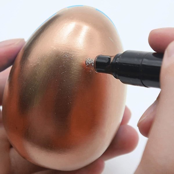 3 st flytande krommarkör spegel flytande kromfärgpenna set metalliska markeringspennor penna diy konst hantverk markeringspenna (koppar)