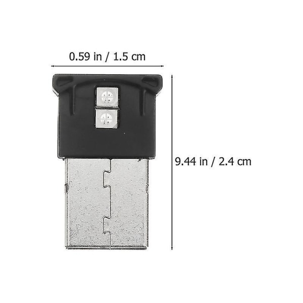 4 st USB-lampor