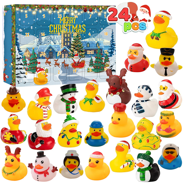24-delad DIY handriven blindbox julkalender med nedräkning blindbox jul blindbox barnfestgåva jul leksak