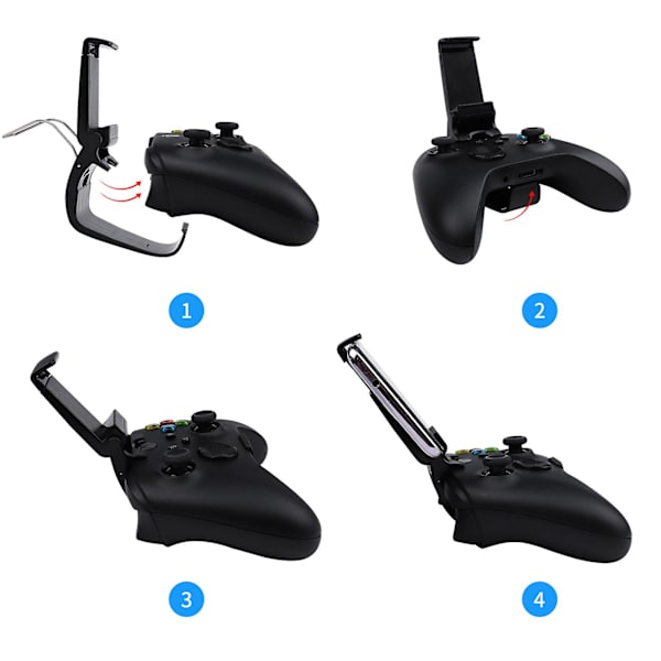 Mobiltelefonhållare för Xbox Series-kontroller, spelklipp