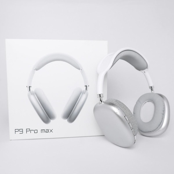 P9 Pro Max Bluetooth hörlurar Trådlösa hörlurar Huaqiang North（silver）