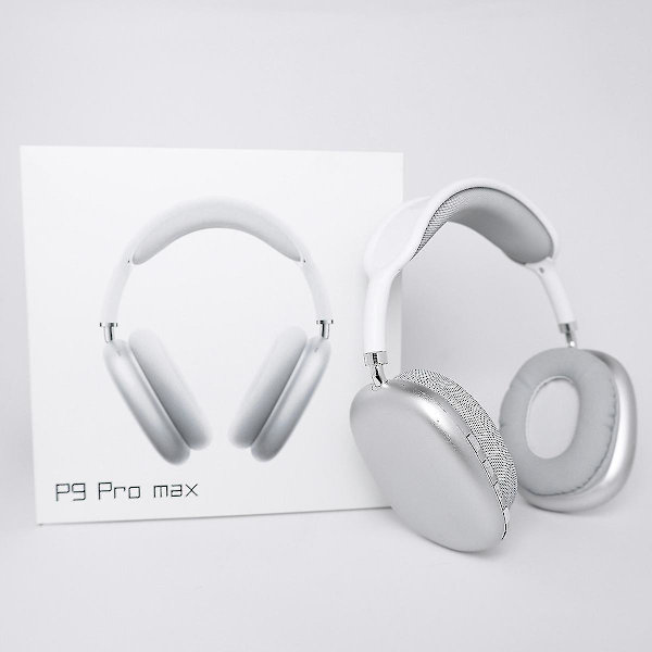 P9 Pro Max Bluetooth-hörlurar Trådlösa hörlurar Huaqiang North（silver）