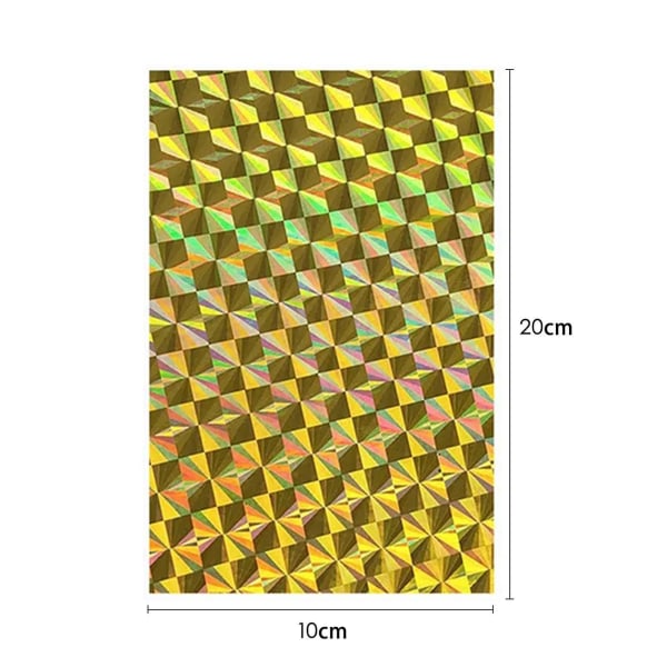 12 st Fiskedrag Klistermärke Hologrphic Fiskevåg Lure Tejp Flugbindningsmaterial för att göra självdrag