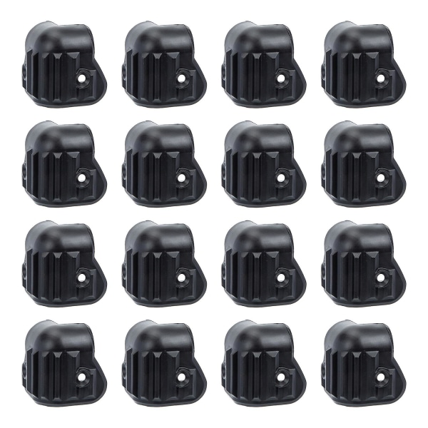 16 speaker plastic protection corners, speaker anti-collision protection corners (4.00X3.50X3.50CM, black)