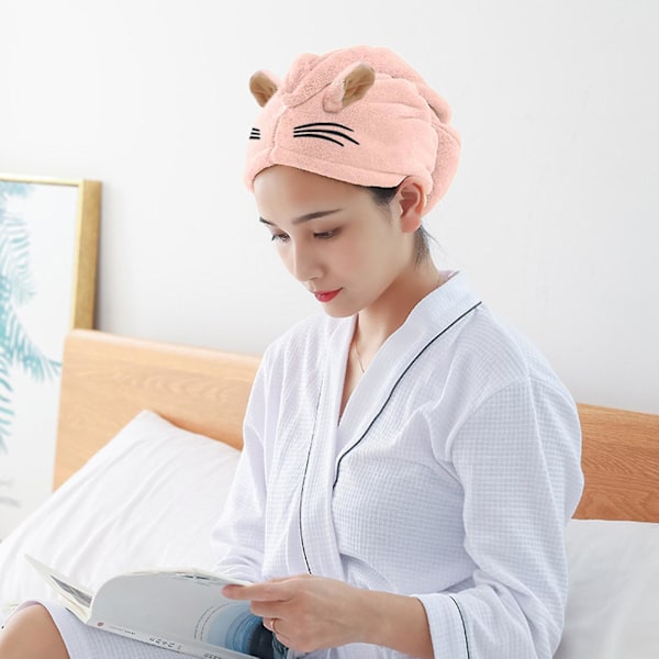 Magisk Instant Dry Hair Towel Snabbtorkande Hårhandduk Snabbabsorberande Mössa