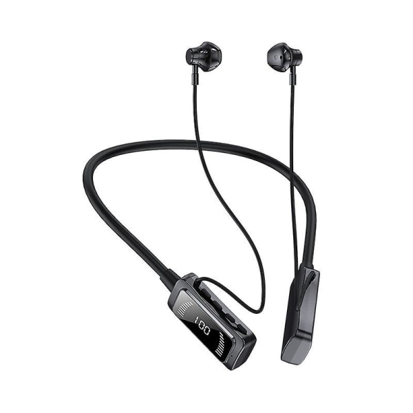 Bluetooth-headset plugg i kort är tillämplig på många mobiltelefoner på marknaden 5.3 trådlöst sport-headset FAN0654（Svart）