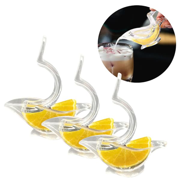 Fågelfformad klar citronpress Mini multifunktions press FAN0486（Vit）