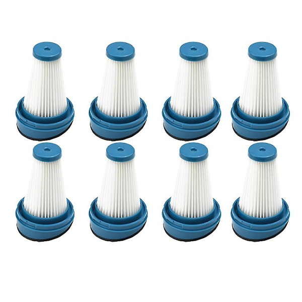 8 kpl Black Decker Hsv320j Hsv420j Hsv520j Sva420b Sva520b Svf11 -pölynimurin Hepa-suodatin Repl