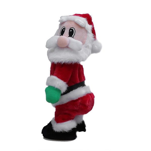 Jultomte Twerk Elektrisk Barnleksak Juldekoration Kul Julgåva (Engelska) (Engelska, Röd)