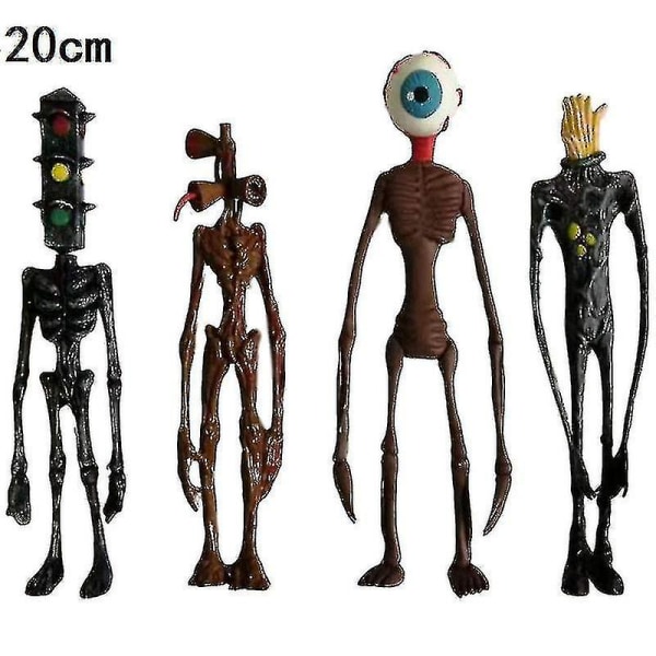 Stor Siren Head Legetøj Fløjte Mand Omgivet Monster Ly Foundation Figur Figur Figur 1stk