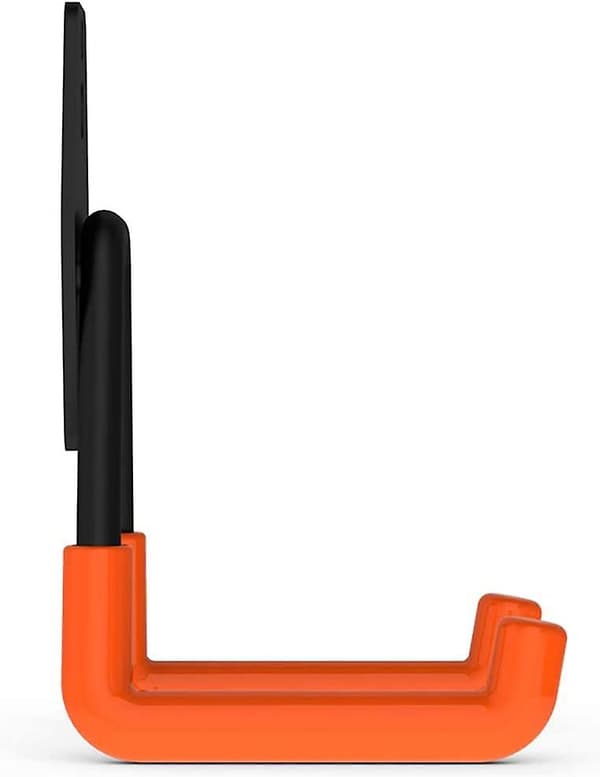 Skateboardställ Väggmonterat Ställ Skateboard Deck Gitarr Väggförvaring Displayklämma Med Dubbelkrok (orange)2st