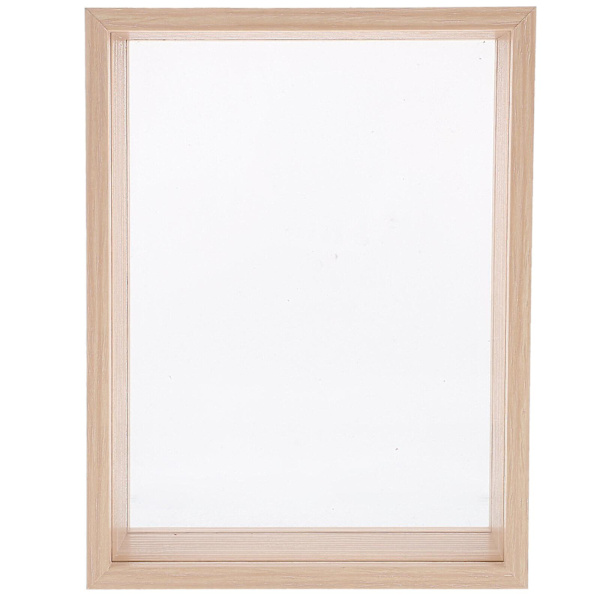 Skuggbox display torkad blomma ram prov display ram hantverk fotoram (21X16X6CM, som visas på bilden)