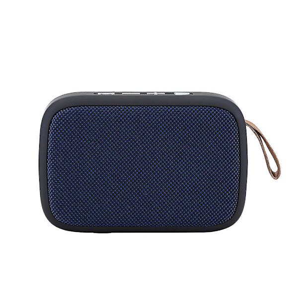 Bärbar trådlös Bluetooth-stereokorts FM-högtalare för smartphone surfplatta bärbar dator FAN2446（Blå）