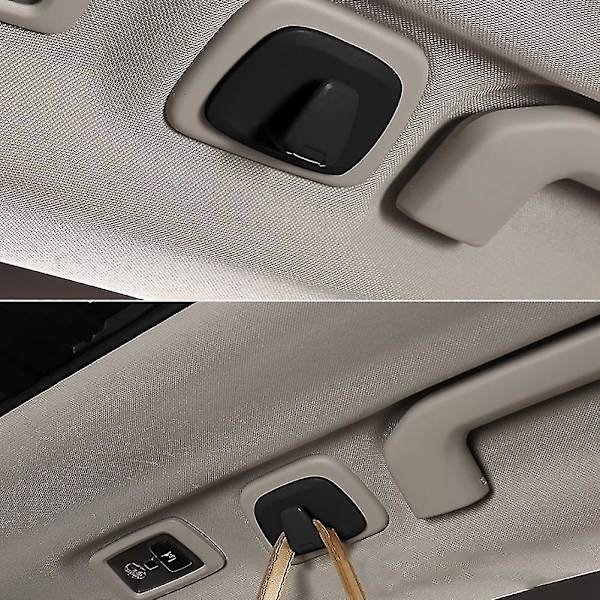 2 st/set Bilhängare Krokar Baksäte Kompatibel Med Volvo Xc40 Xc60 18-20 Xc90 16-20 S90 V90 Takkrok Tillbehör（grå）