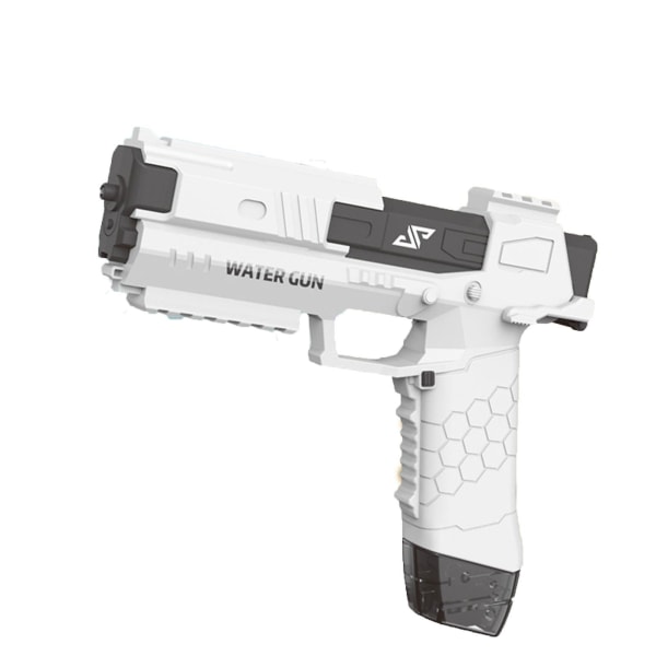 Elektrisk vannpistol 550 cc + 60 cc automatiske høyytelsessprøytepistoler for voksne og barn (hvit)