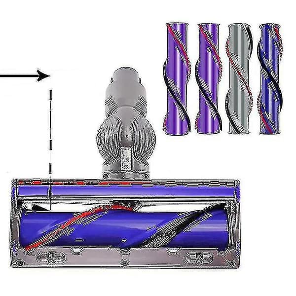 Børstevalse for Dyson V7 støvsuger, sammenlignet med del 966821-01--
