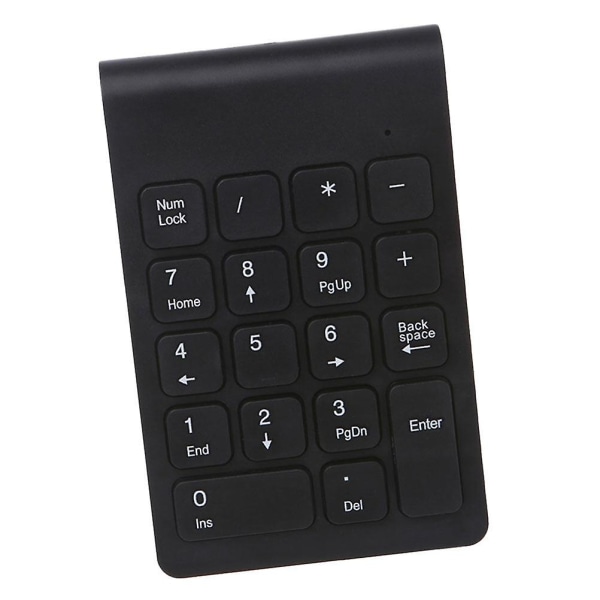 Minitastatur USB-drevet numerisk tastatur Laptop Praktisk numerisk tastatur (sort) (13,4 x 12,8 cm, sort)