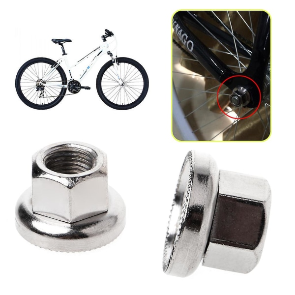 Mtb landsvägscykel stålnavskruv fast växel M9 M10 DIY modifierade tillbehör nya (M10)
