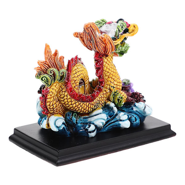 Drakformad staty drake staty hartsstaty drake dekoration (7.5X7X5CM, som visas i figur 2)