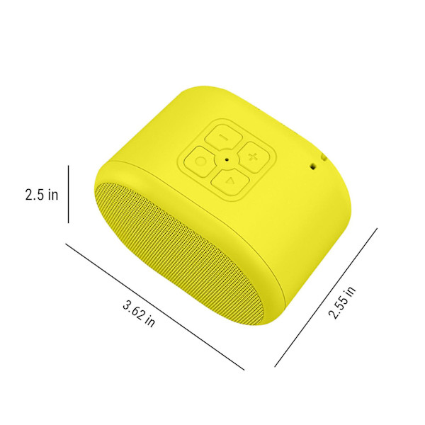 Mini bärbar Bluetooth-högtalare, brusreducering i hög definition, hållbarhet, flera färger (Bluetooth/TF/AUX/USB)（Gul）