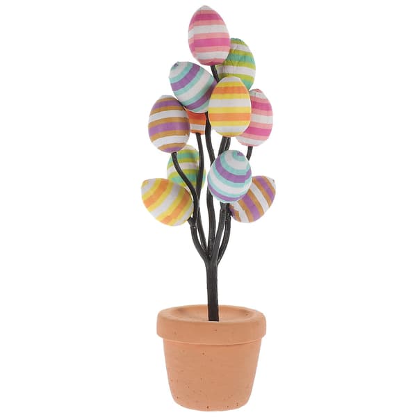 Egg Tree Table Center Holiday Desktop Easter Egg Potted Easter Holiday Decoration (26.00X7.00X7.00CM, Bilde 2)