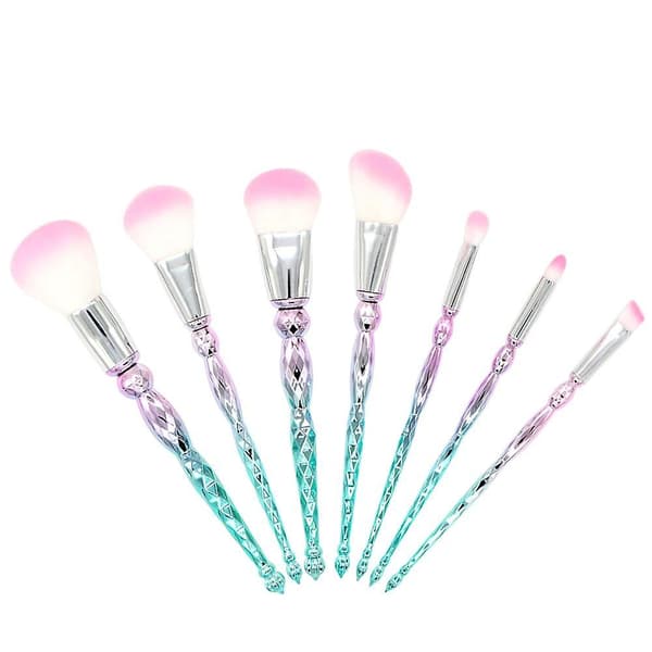 Makeup borste set makeup borste diamant torn (grön)