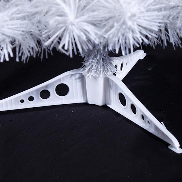 Dekorationer Julgran Vit Snö Festival Prydnad Miljövänlig PVC Nyår PET 60CM Prydnader Rostskydd Hantverk（60cm）