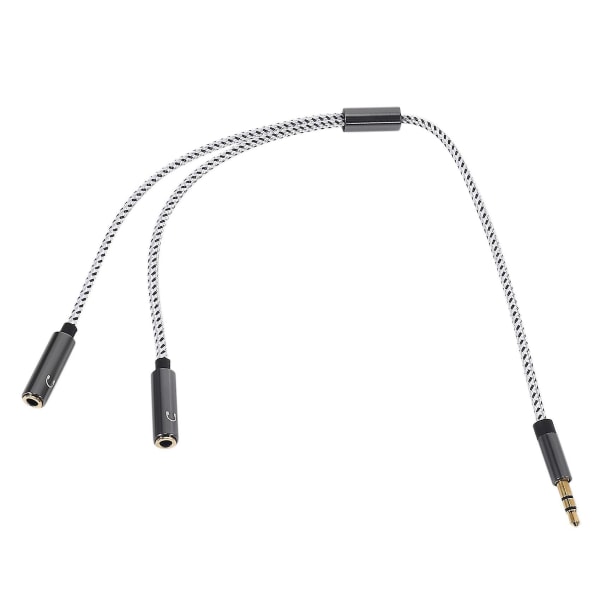 (9,8 tum) 3,5 mm Dual Hörlurssplitteradapter, Aux Stereo hörlurar hörlurar Y Audio Split Ad