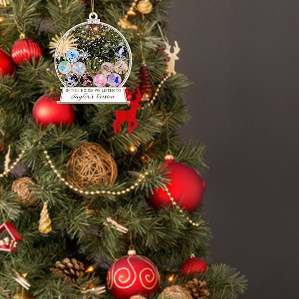 The ERAS Tour 2023 Ornament, Swiftea Taylor ERAS Album, Personlig Julebryllup Ferie Ornament