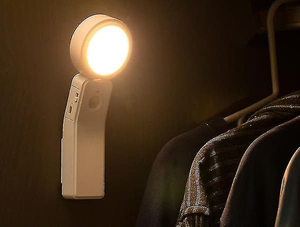 Led natlys med bevægelsessensor, Usb natlys (6 Leds)（Varm lys）
